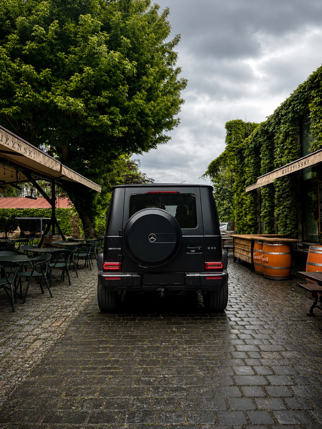 Mercedes G63 AMG widok z tylu